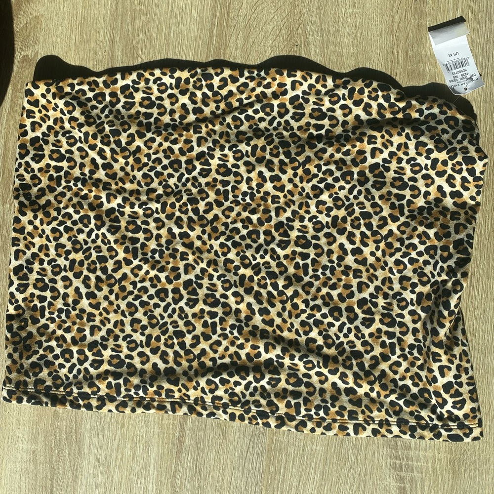 American Eagle Leopard Print Halter Top